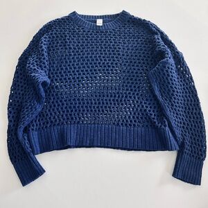 Blue crocheted old navy  (A0018)